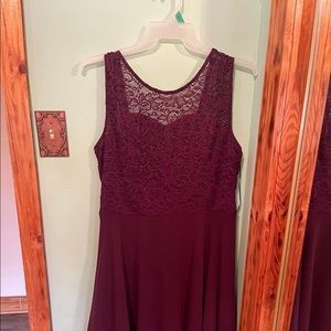 Purple Bridesmaid Dress